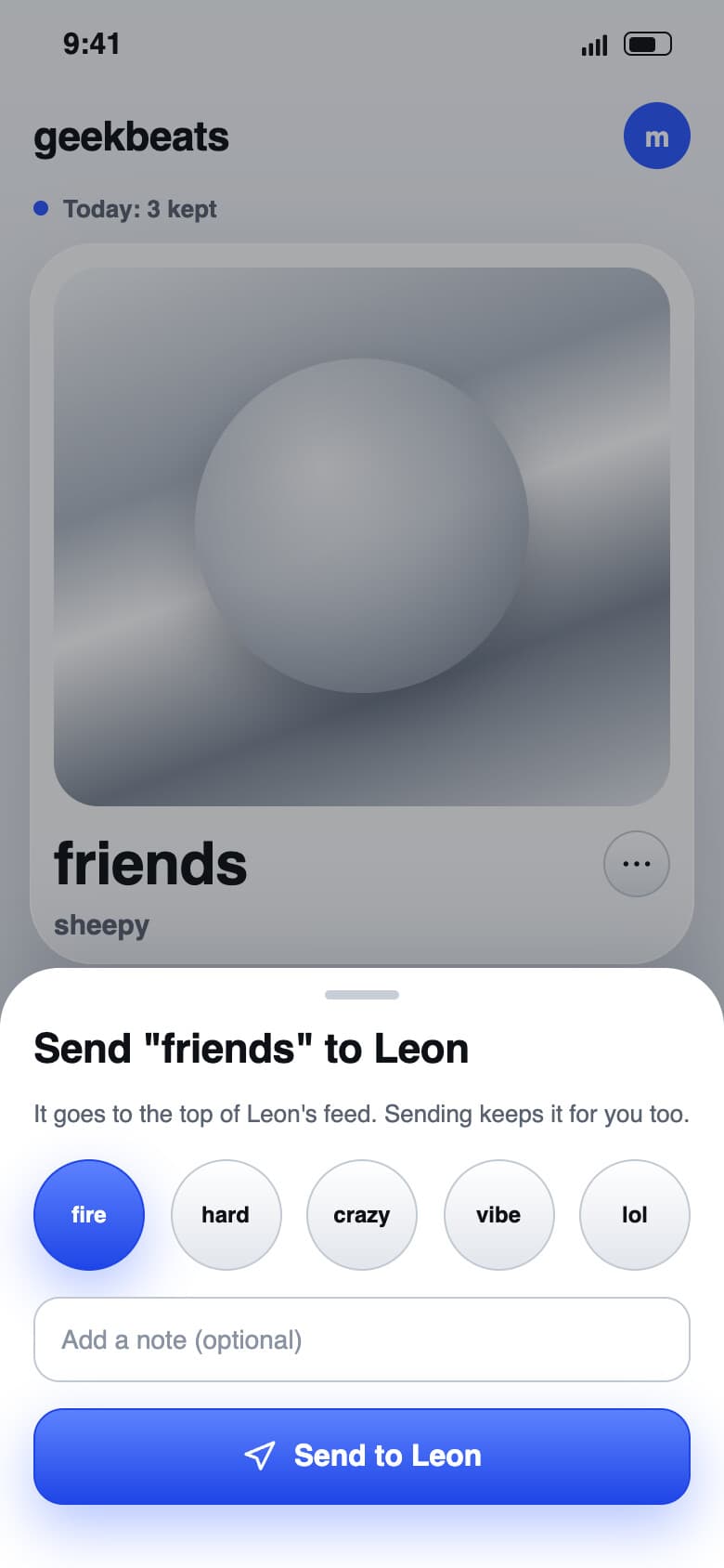 Send a beat, Hi-fi